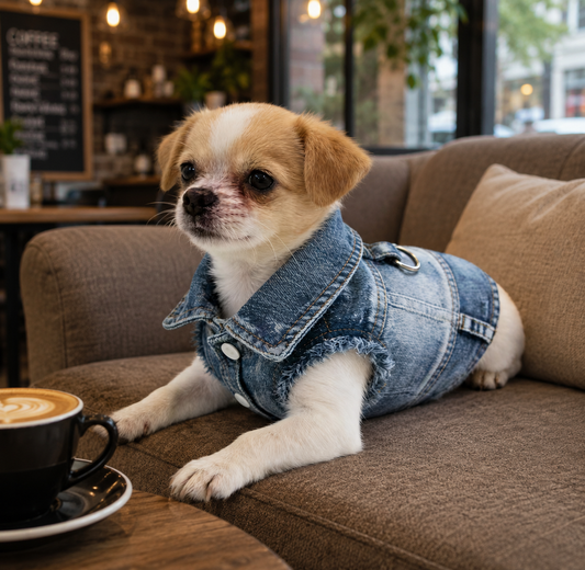 The Urban Pup Light blue Denim Jacket