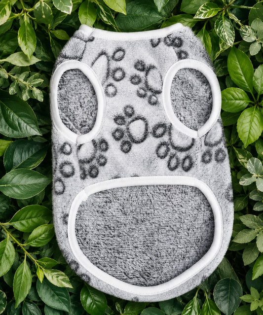 Paw Prints Plush Fleece Jersey