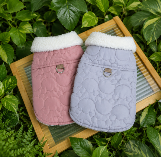 Luxe Sherpa Quilted Dog Jacket