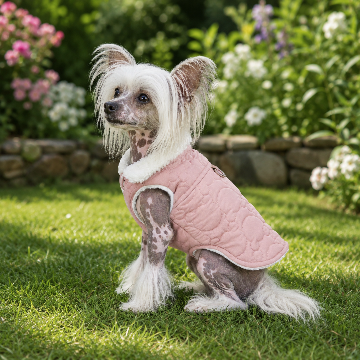 Luxe Sherpa Quilted Dog Jacket