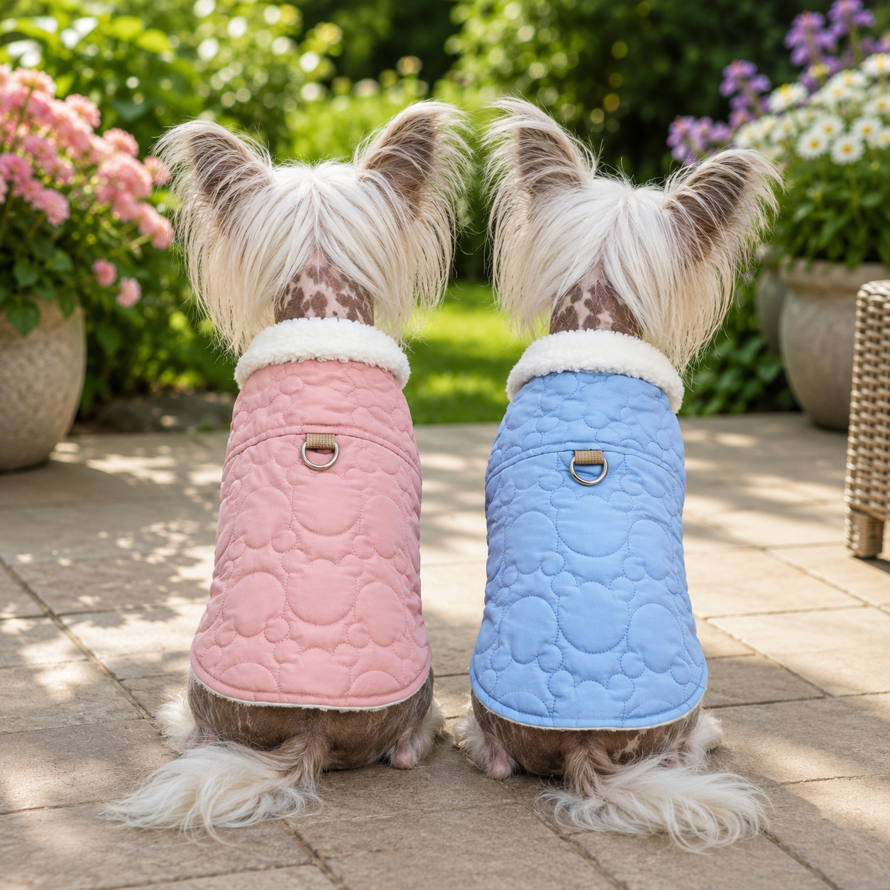 Luxe Sherpa Quilted Dog Jacket