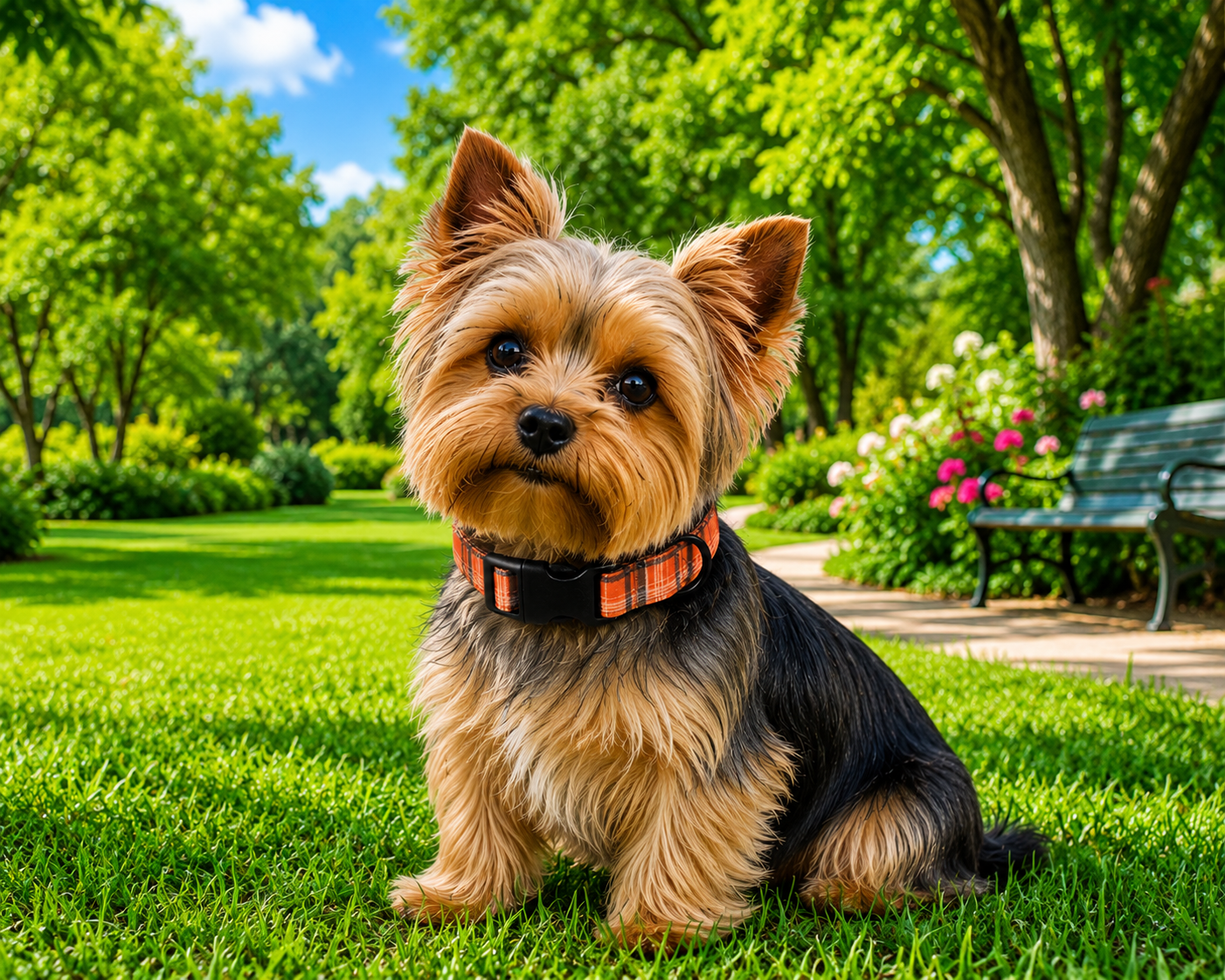 Autumn Heritage Plaid Dog Collar