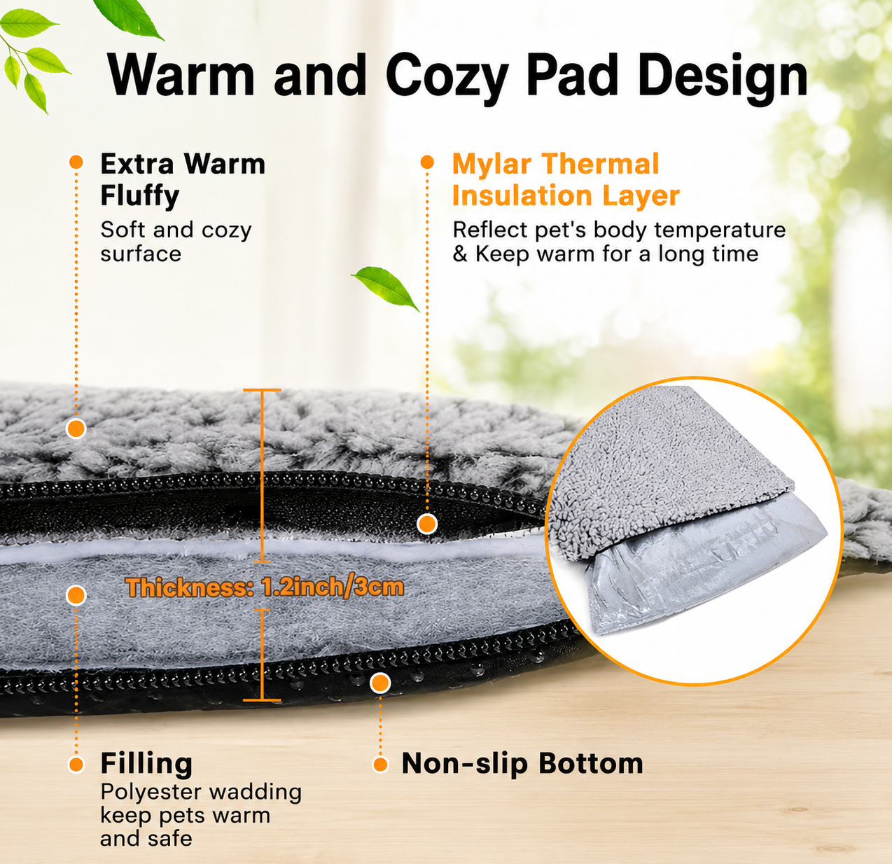 CozyCloud Self-Warming Thermal Mat