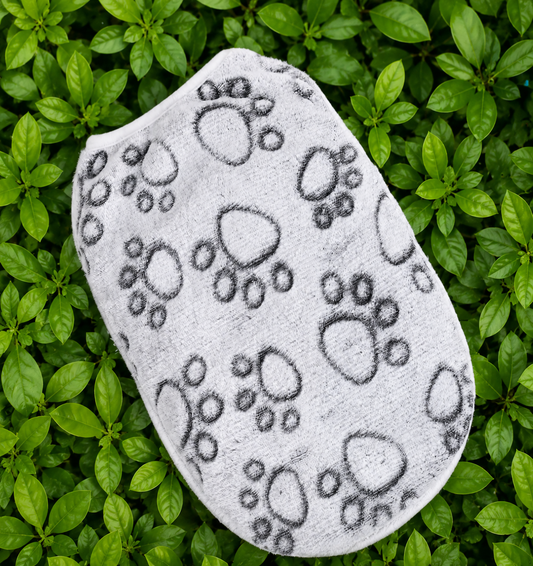 Paw Prints Plush Fleece Jersey