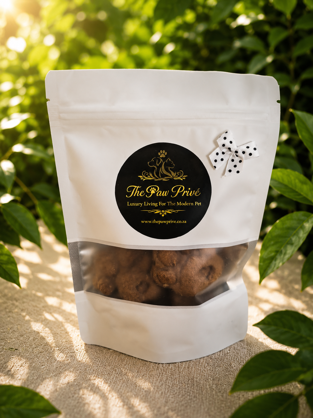 Chocolate For Dogs (Carob Powder) Paw Shaped Biscuits