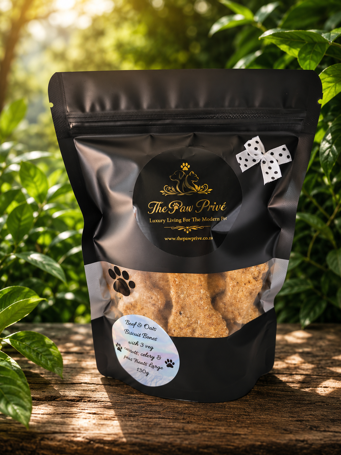 Beef & Oats Bone Shaped Biscuits