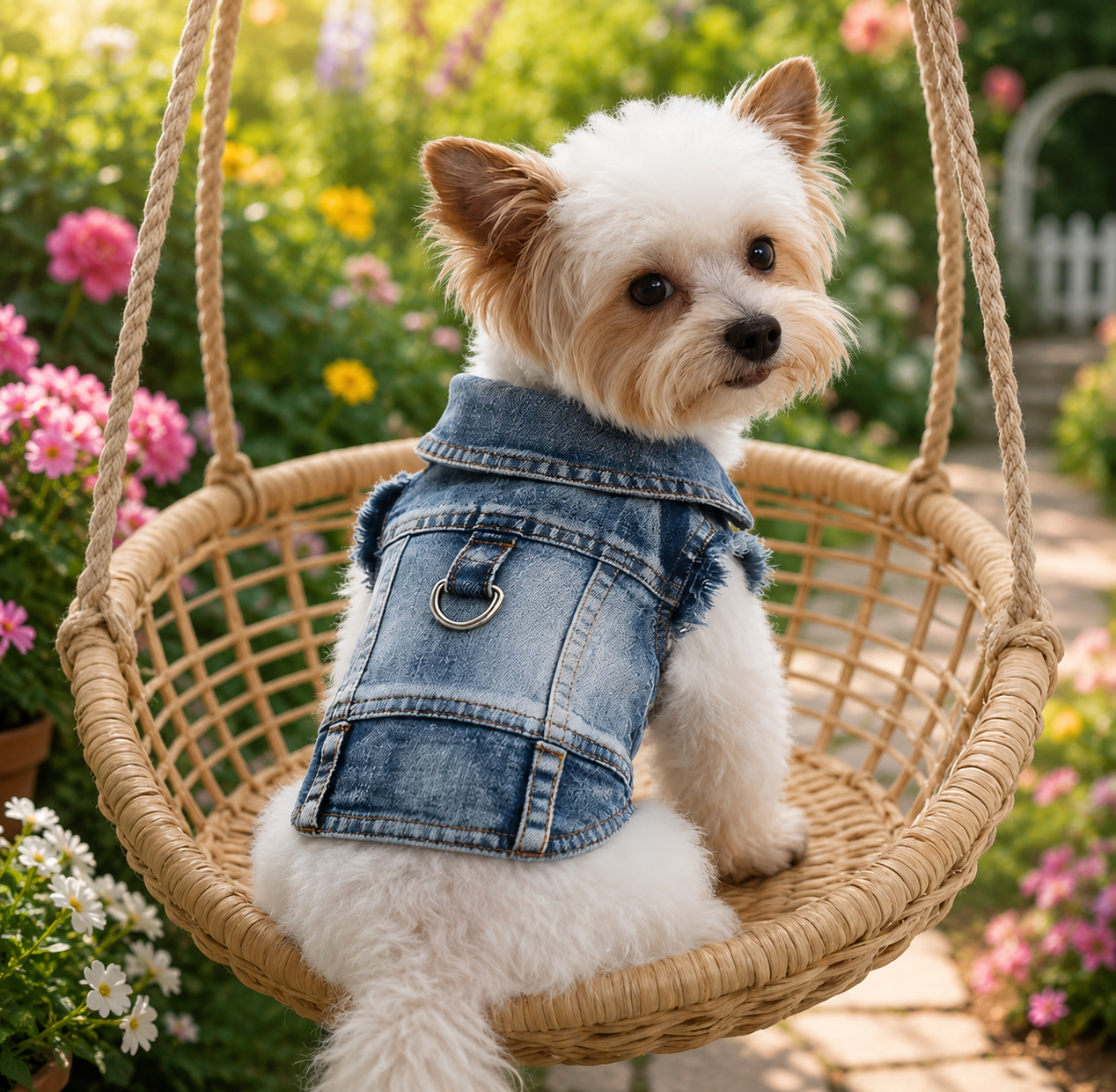 The Urban Pup Light blue Denim Jacket