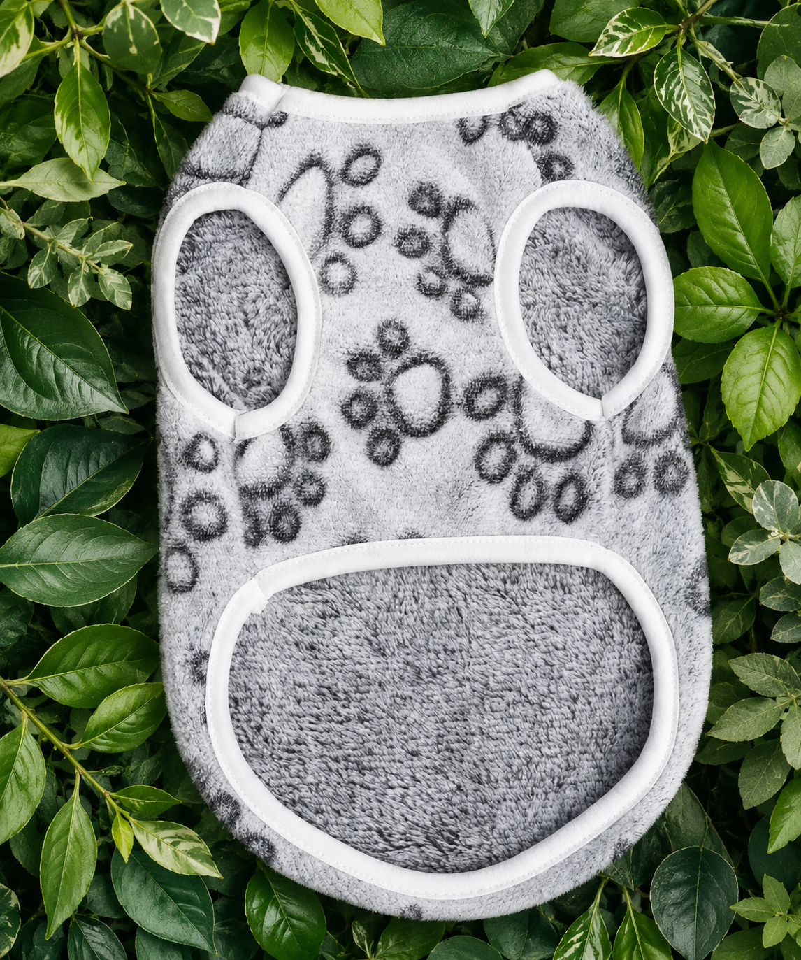 Paw Prints Plush Fleece Jersey