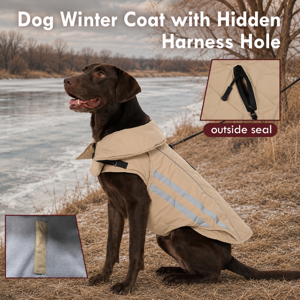 The Aspen Luxe Waterproof Dog Jacket