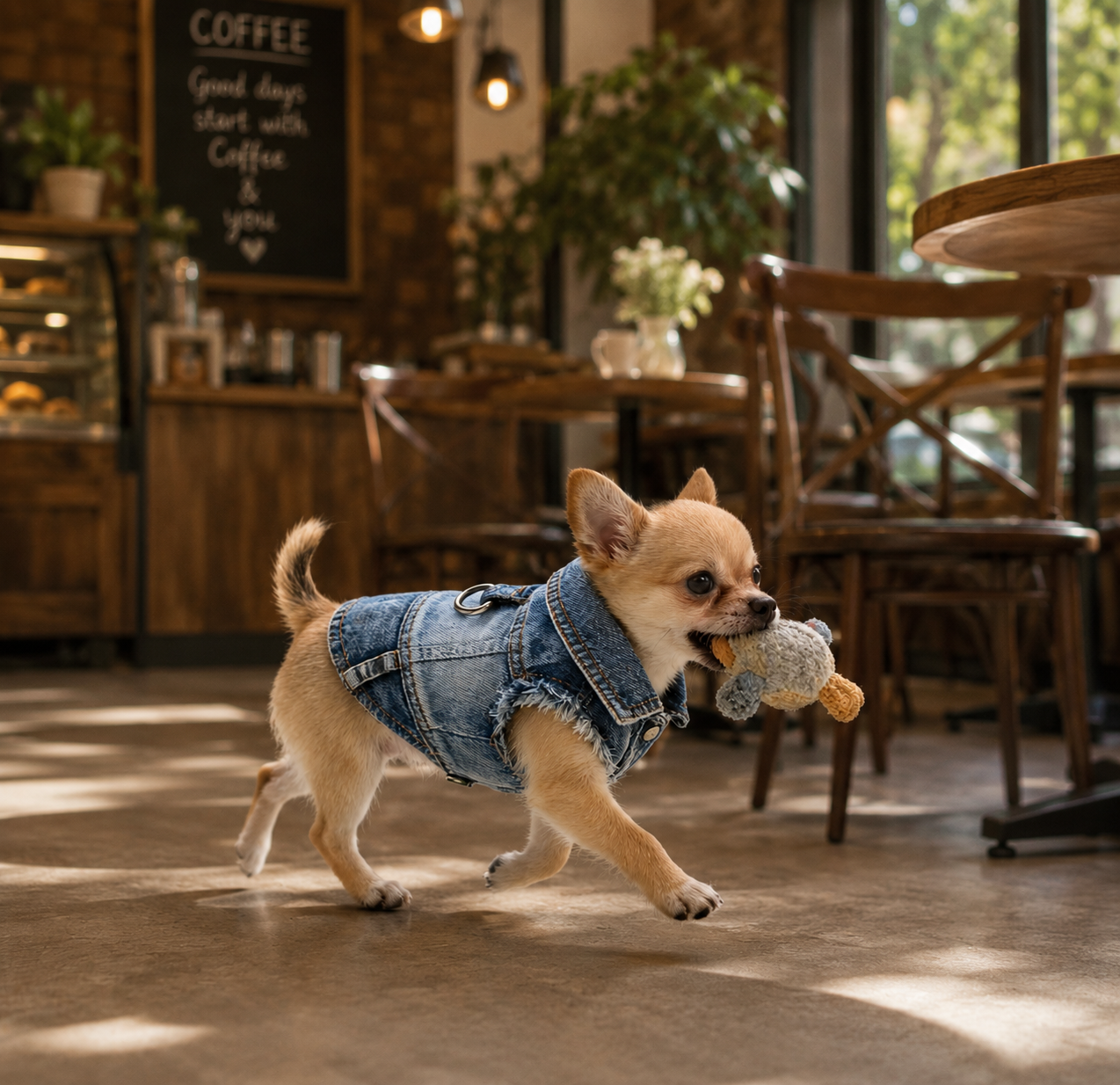 The Urban Pup Light blue Denim Jacket