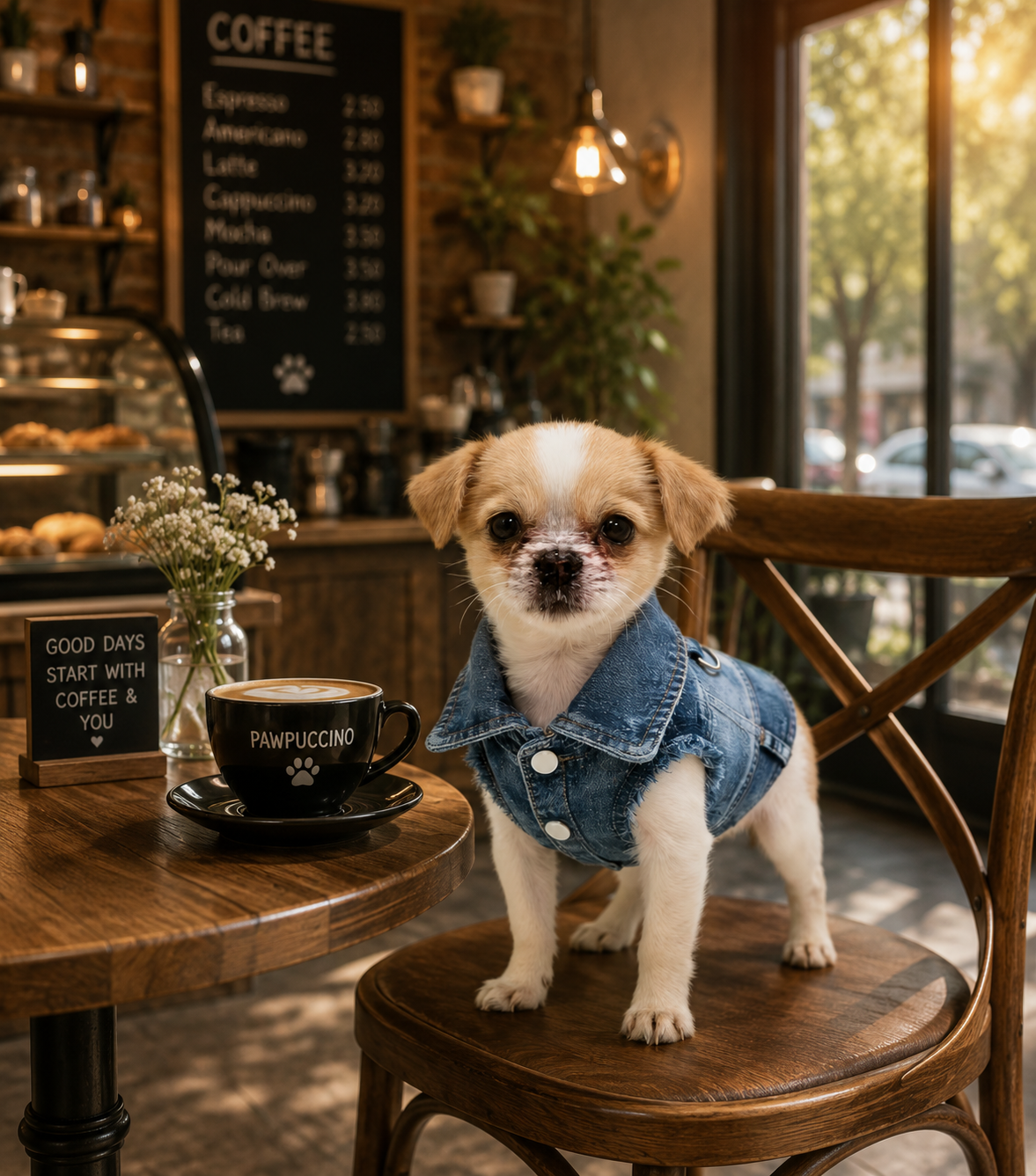 The Urban Pup Light blue Denim Jacket