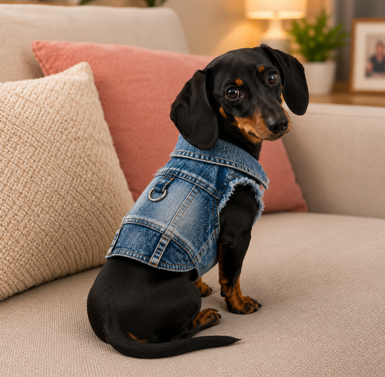 The Urban Pup Light blue Denim Jacket