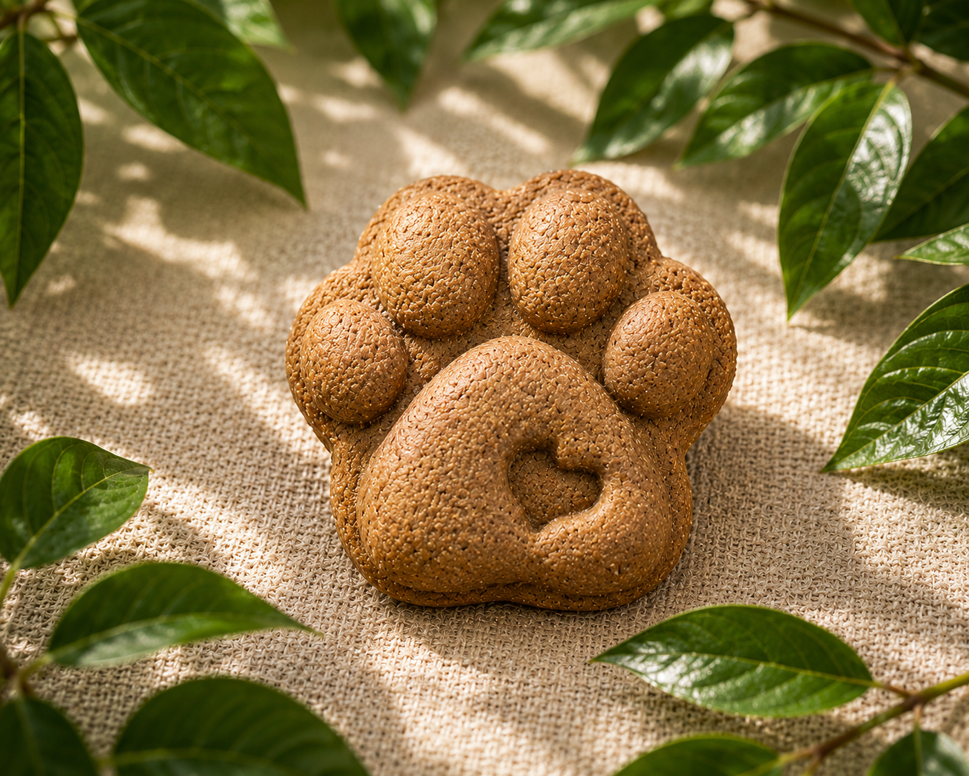 Chocolate For Dogs (Carob Powder) Paw Shaped Biscuits