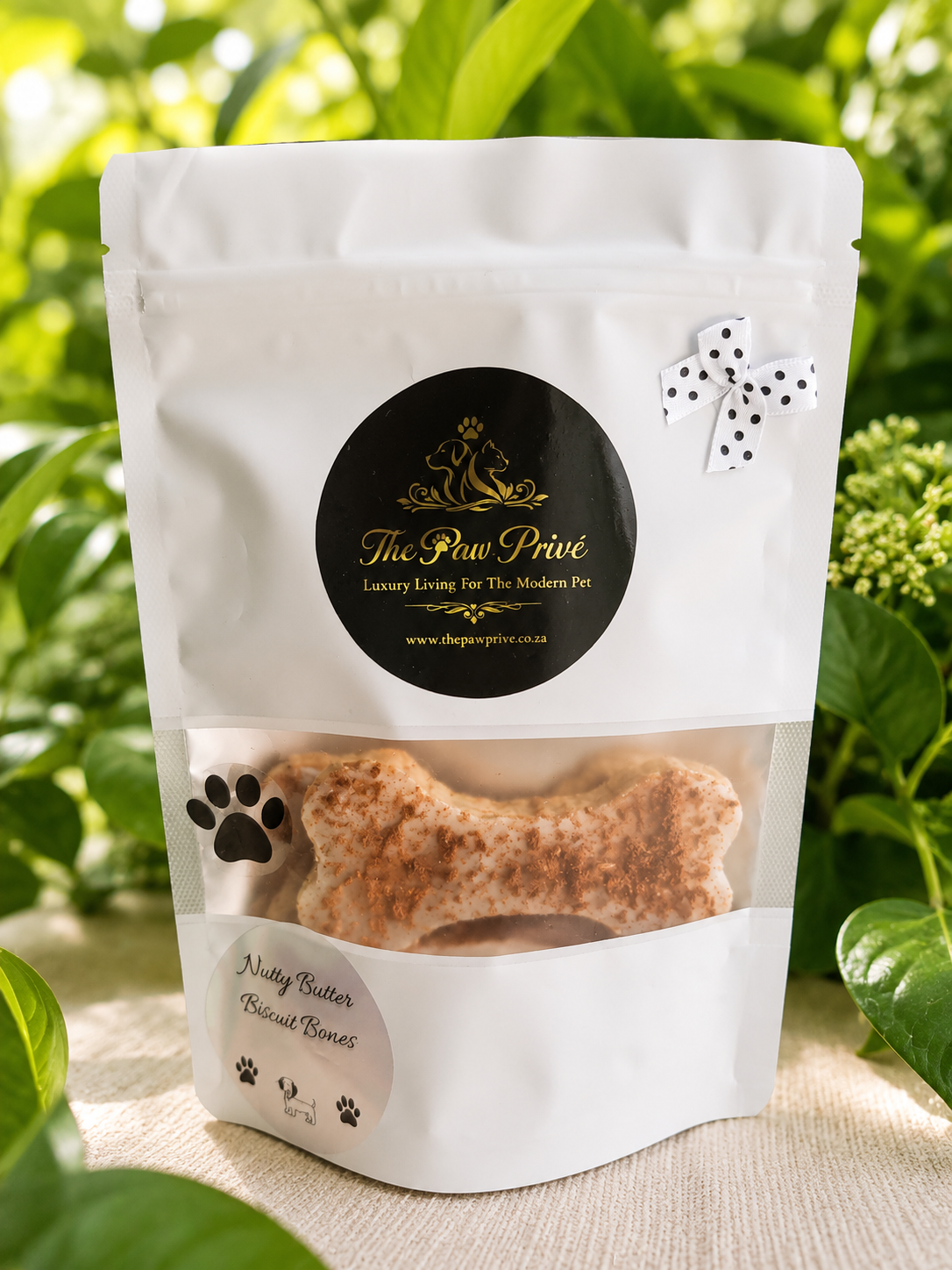 Nutty Butter Bone Shaped Biscuits