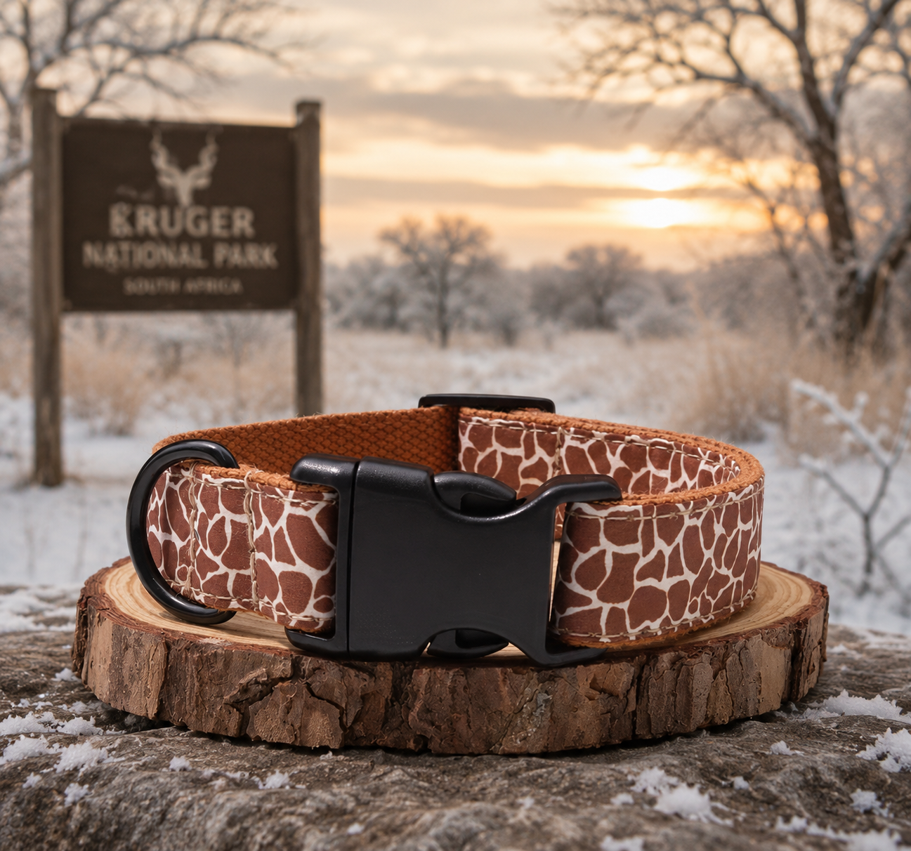 Wild luxe collection - Giraffe Print Collar