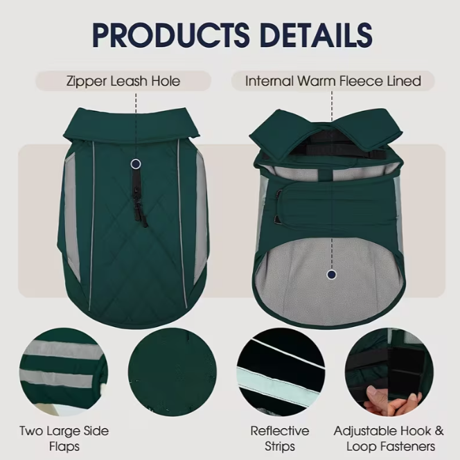 The Aspen Luxe Waterproof Dog Jacket